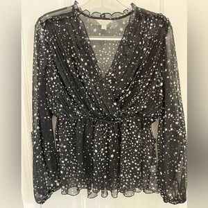 Women blouse black size M